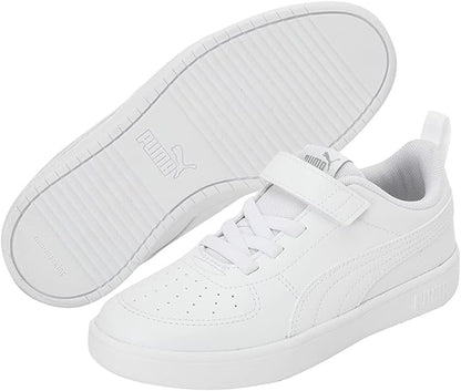 385836-01 Puma Rickie AC PS White- White-Glacier Gray
