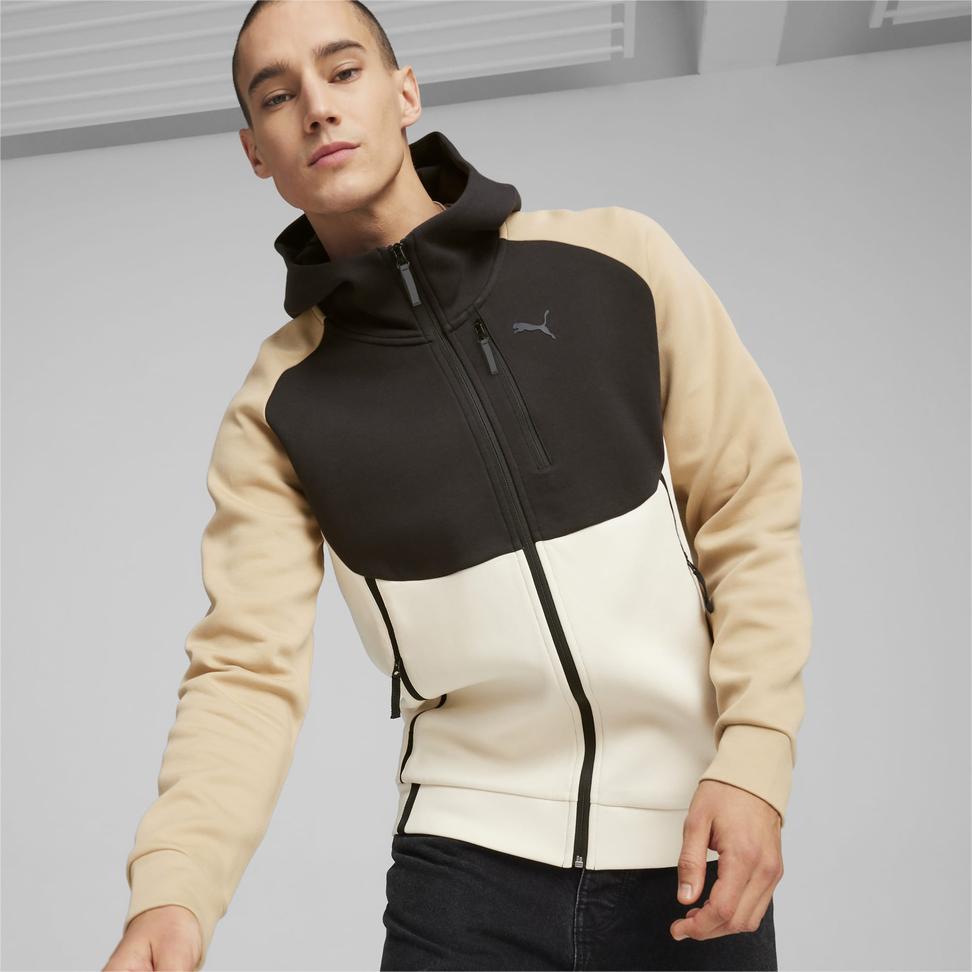 PUMA PUMATECH FZ HOODIE DK PRAIRIE TAN 624385-83