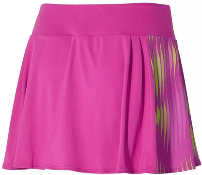 Mizuno TENNIS PRINTED FLYING SKIRT W Fuchsia fedora 62GBA20160