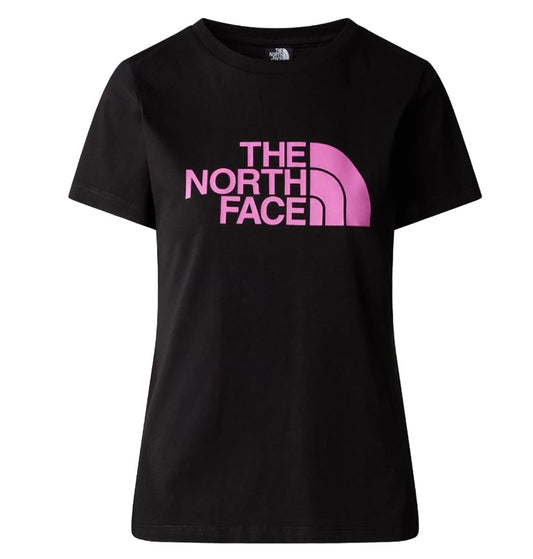 THE NORTH FACE W S/S EASY TEE TNF BLACK/VIOLET CROCUS NF0A87N6YES1