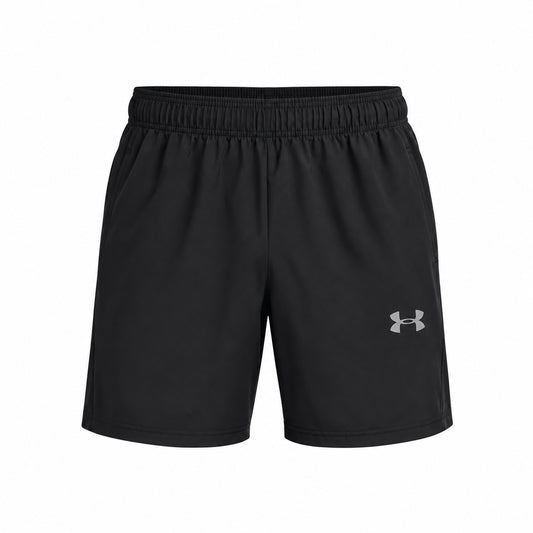 Under Armour Ua Tech Utility Shorts 6013799-001 – Pantaloncini sportivi uomo neri in tessuto tecnico traspirante per palestra, training e tempo libero