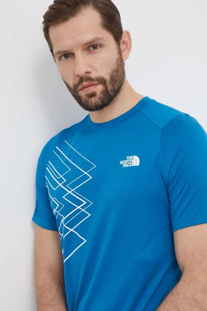 THE NORTH FACE M MA S/S TEE GRAPHIC ADRIATIC BLUE/ASPHALT G NF0A87JKXIJ1
