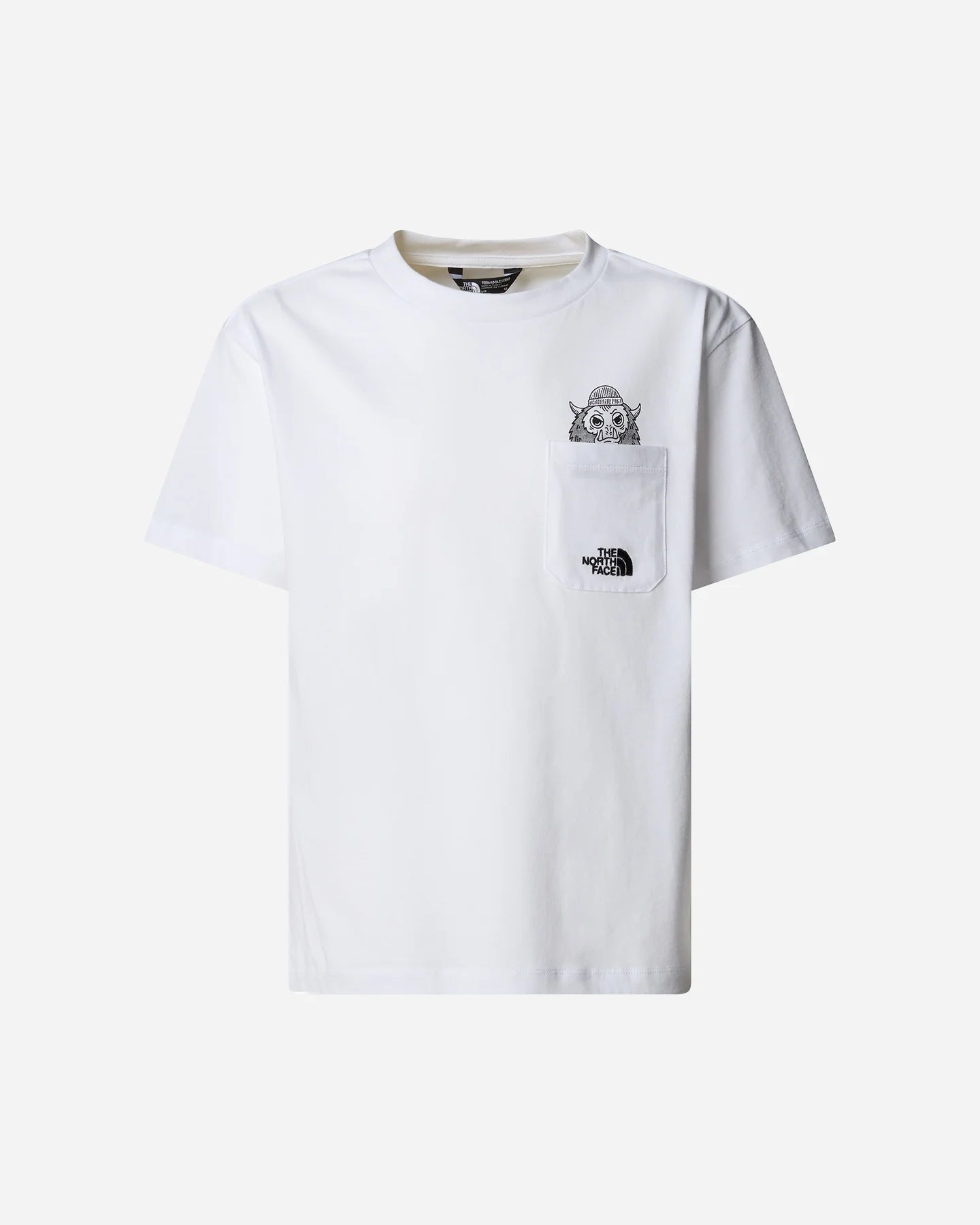 THE NORTH FACE B SPORTS OVERSIZED POCKET SS TEE - GRAPH TNF WHITE NF0A8EAKFN41