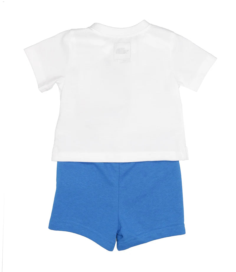 THE NORTH FACE BABY COTTON SUMMER SET- GRAPHIC TNF WHITE/HERO BLUE NF0A8BA3TL41