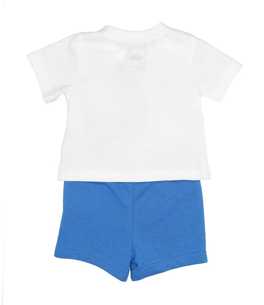 THE NORTH FACE BABY COTTON SUMMER SET- GRAPHIC TNF WHITE/HERO BLUE NF0A8BA3TL41