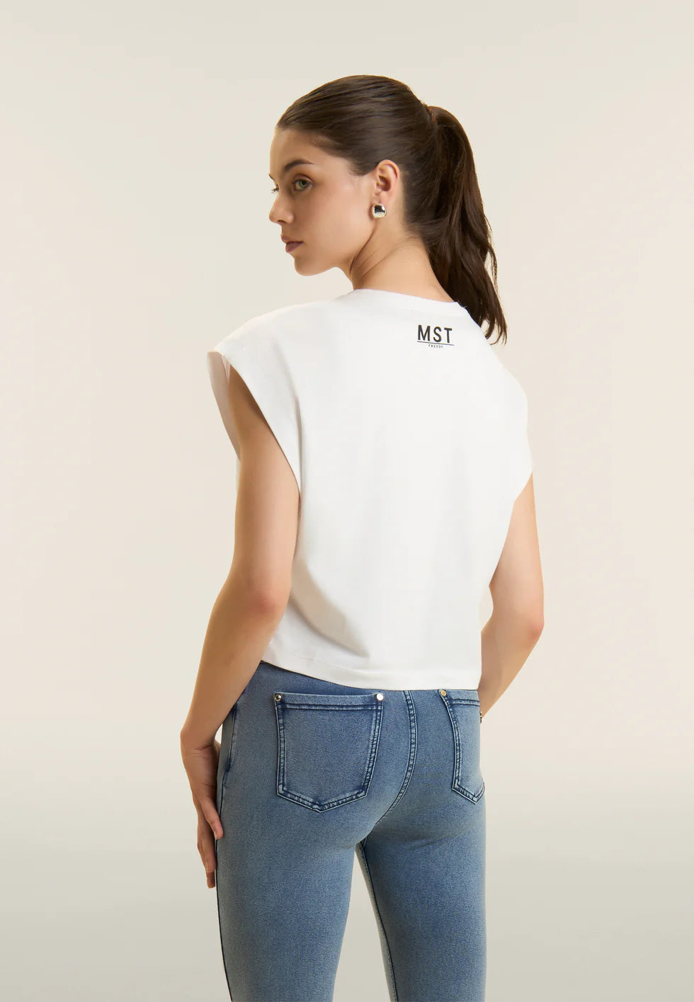FREDDY T-SHIRT MANICA CORTA DONNA S26WMAT1-W