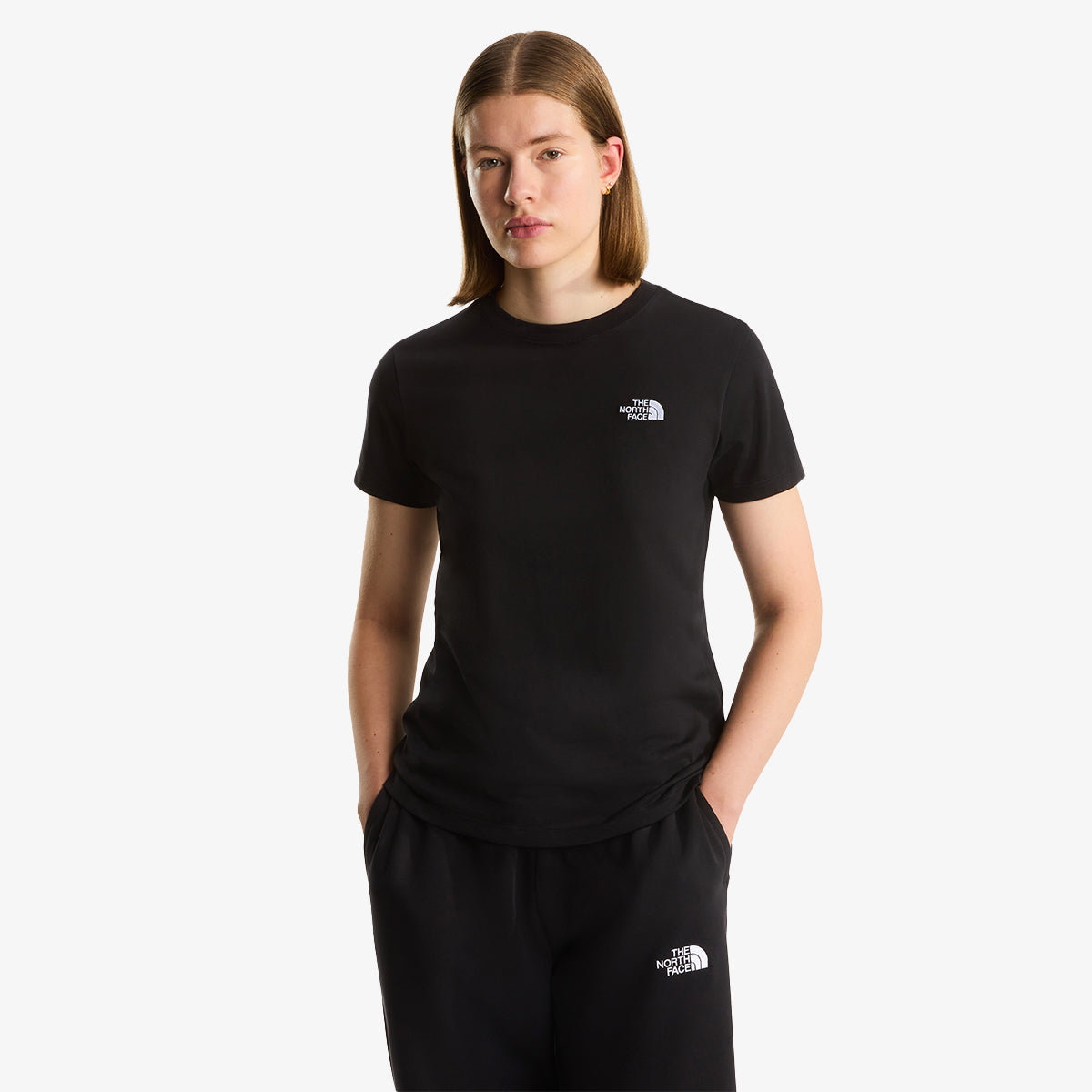 The North Face W Evolution Dome Slim SS Tee Nero
