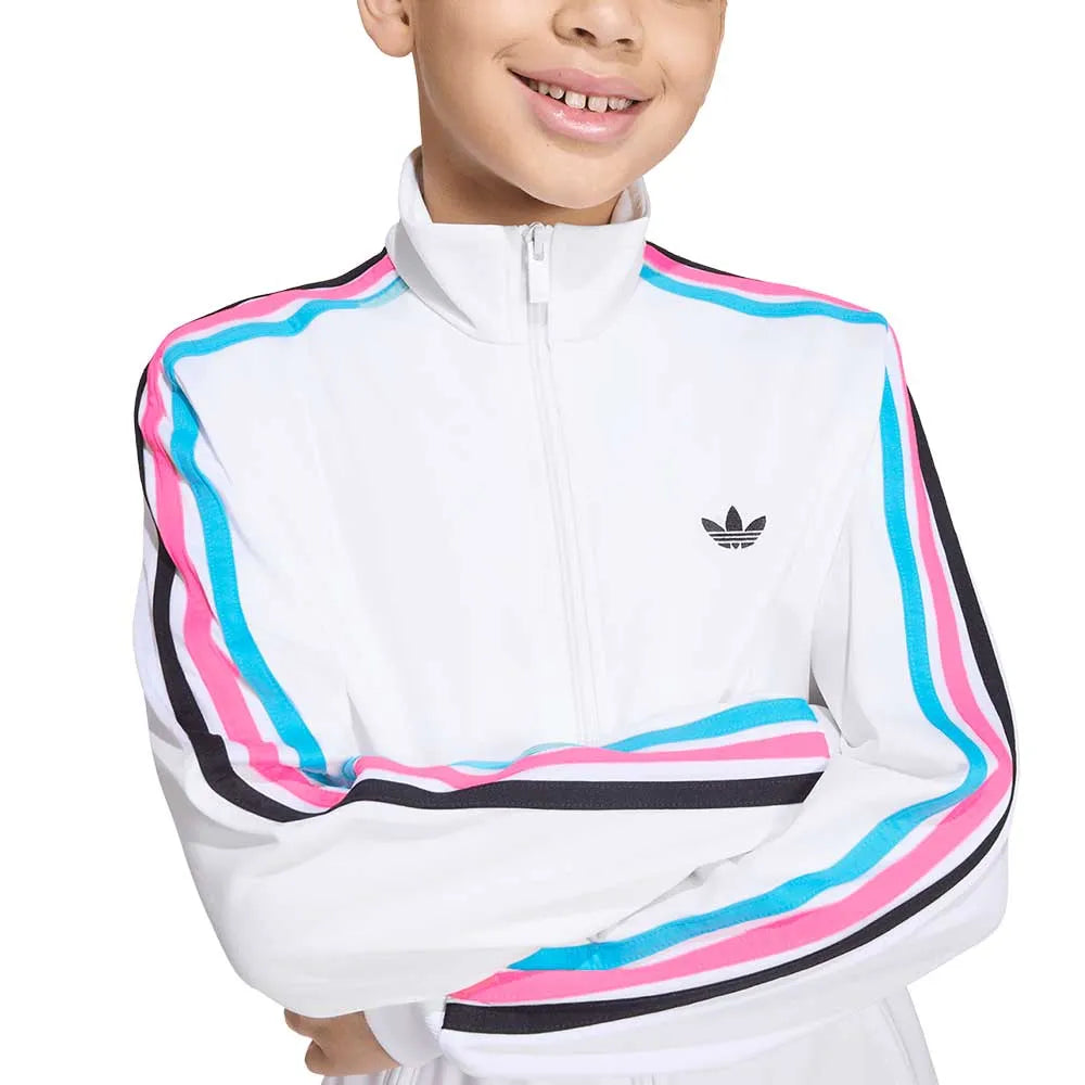 Felpa Adidas Firebird Track Top Bambino Bianca HZ6644