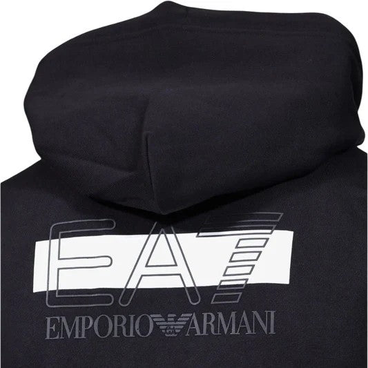 EA7 Tuta Uomo Jersey Nero e Bianco - 7M002430-MC001 – foto 3