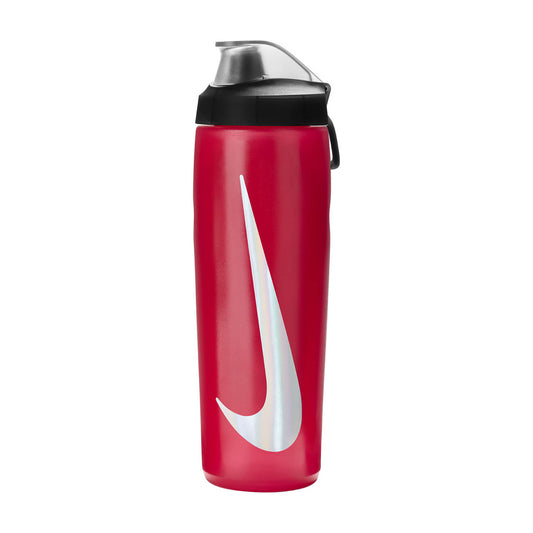 NIKE REFUEL BOTTLE LOCKING LID UNIVERSITY RED/BLACK/SILVER IRIDESCENT N100766864024