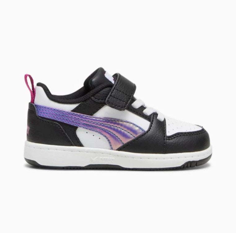 PUMA REBOUND V6 LO BOUNCY SKY AC+ INF PUMA WHITE-MAGENTA GLEAM-PUMA BLACK 399651-01
