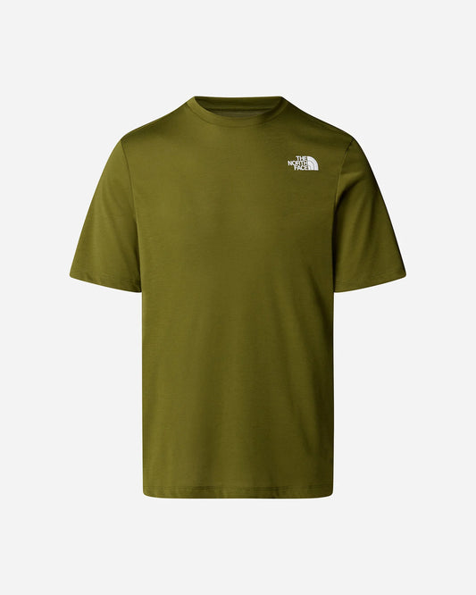 THE NORTH FACE M FOUNDATION MOUNTAINS FACES TEE FOREST OLIVE NF0A8BQWPIB1