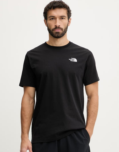 THE NORTH FACE M EVOLUTION BOX NSE REGULAR SHORT SLEEVE TNF BLACK/TNF WHITE NF0A8B6KKY41