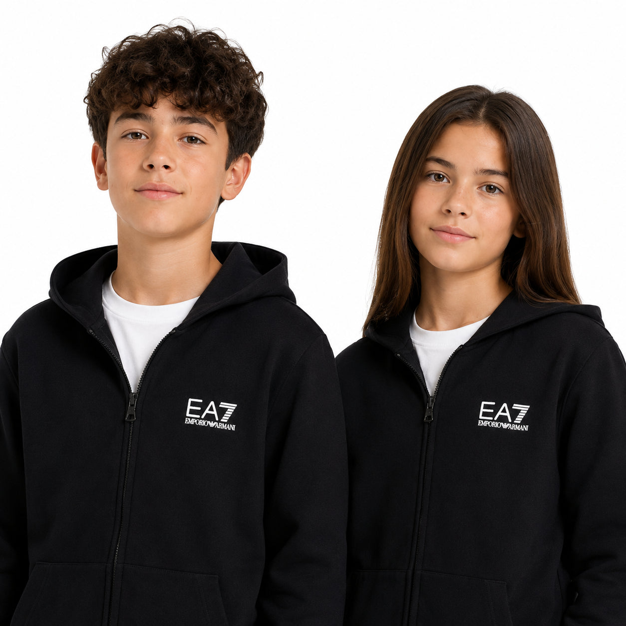 EA7 Sweatshirt Bambino Nera