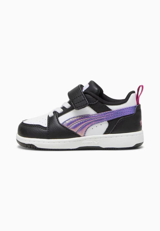 PUMA REBOUND V6 LO BOUNCY SKY AC+ INF PUMA WHITE-MAGENTA GLEAM-PUMA BLACK 399651-01