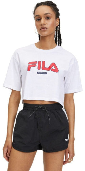 FILA LUCENA CROPPED GRAPHIC TEE BRIGHT WHITE FAW0757-10001