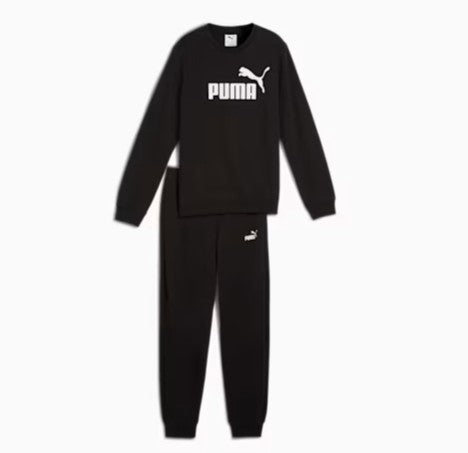PUMA ESS NO.1 LOGO CREW SWEAT SUIT TR B BLACK 686296-01