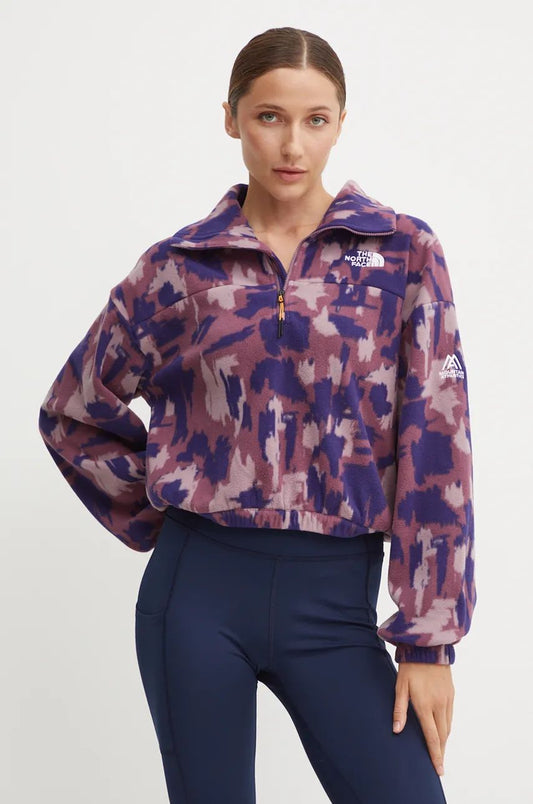 THE NORTH FACE W MA FLEECE PRINT MIDNIGHT MAUVE PAINTED NF0A893H6XI1