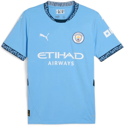 PUMA MCFC HOME JERSEY REPLICA TEAM LIGHT BLUE-MARINE BLUE 775075-01