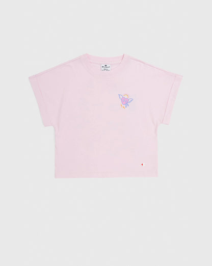 CHAMPION CREWNECK T-SHIRT PINK 404932-PS013