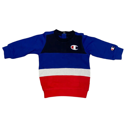 CHAMPION CREWNECK SUIT BVU/NNY/NNY/ROX/WHT 306789-BS003