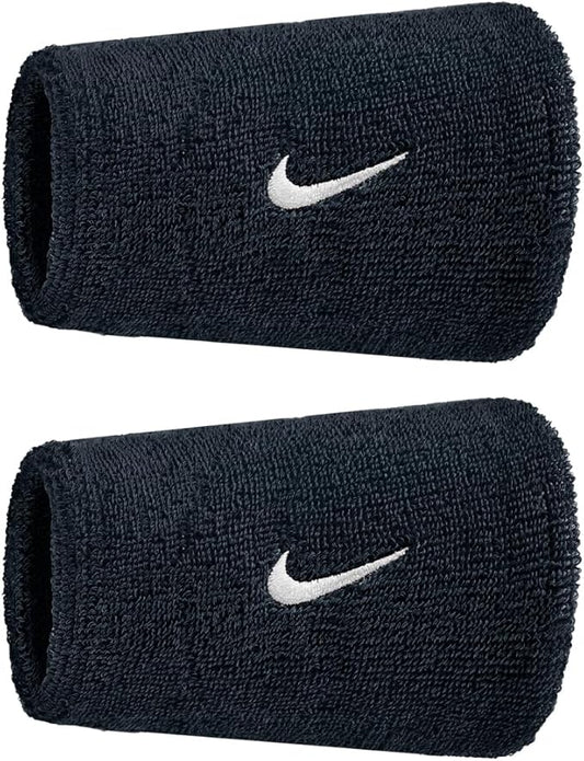NIKE SWOOSH DW WRISTBANDS BK/WH N1012406010OS