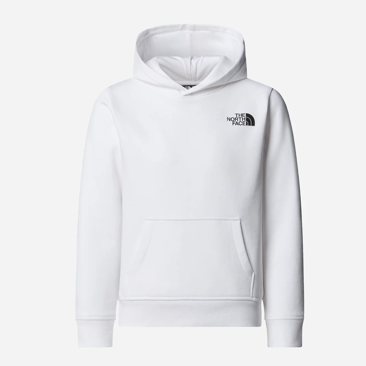 The North Face Teen Box Nse Regular Hoodie Bianco
