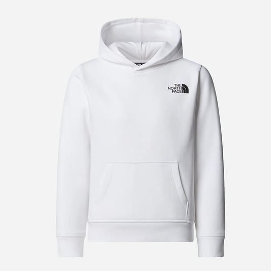 The North Face Teen Box NSE Regular Hoodie Bianco
