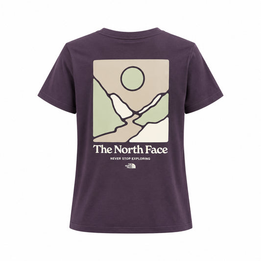 THE NORTH FACE NTF W MONTE REG SS TEE-GRAPHIC ENDLESS DUSK NF0A8JAWG5O1