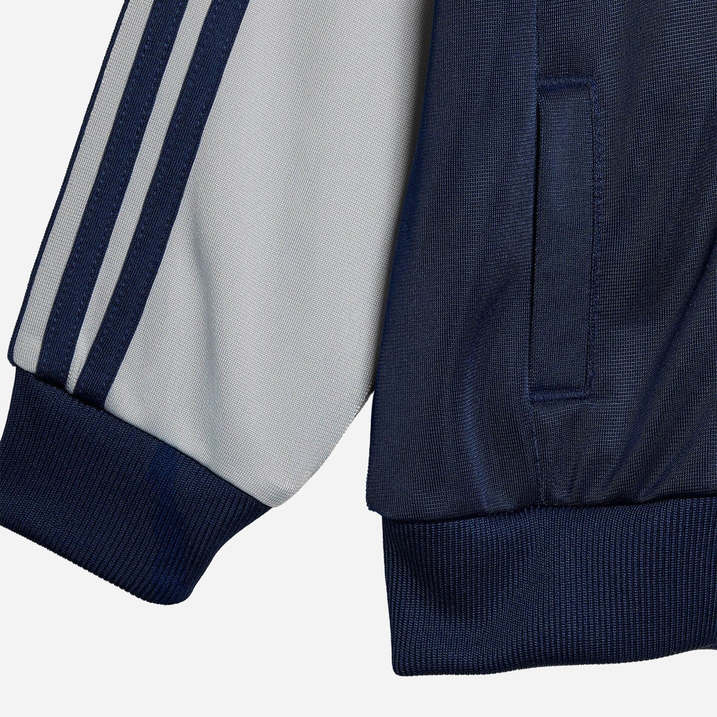 Tuta Adidas SST Tracksuit Bambino Blu Navy Grigio KH0848