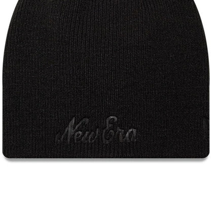 New Era Script Skull Beanie Berretto Invernale Unisex in Acrilico Nero Black Taglia Unica 60915903