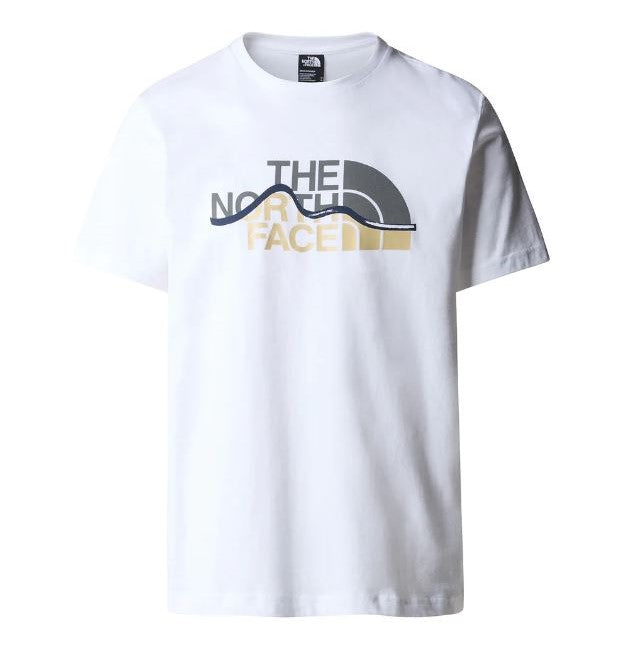 THE NORTH FACE M S/S MOUNTAIN LINE TEE TNF WHITE NF0A87NTFN41