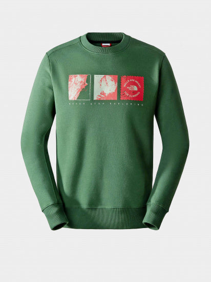 THE NORTH FACE NTF M OUTDOOR GRAPHIC CREW PINE NEEDLE NF0A8523I0P1