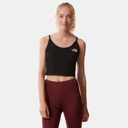 THE NORTH FACE W CROP TANK TNF BLACK NF0A55AQJK31