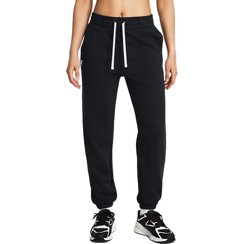 UNDER ARMOUR UA RIVAL TERRY JOGGER	BLACK 1382735-002