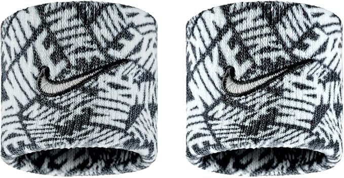 NIKE SWOOSH WRISTBANDS PR BK/WH/WH N1012408027OS