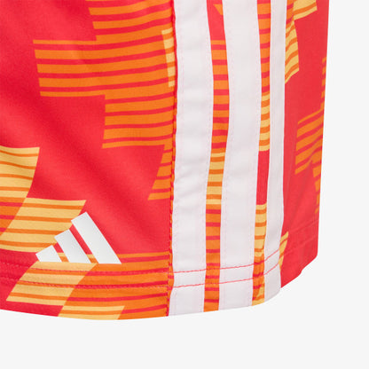 ADIDAS FB AOP SH 5IN Y_PURE ORANGE/WHITE KD5349