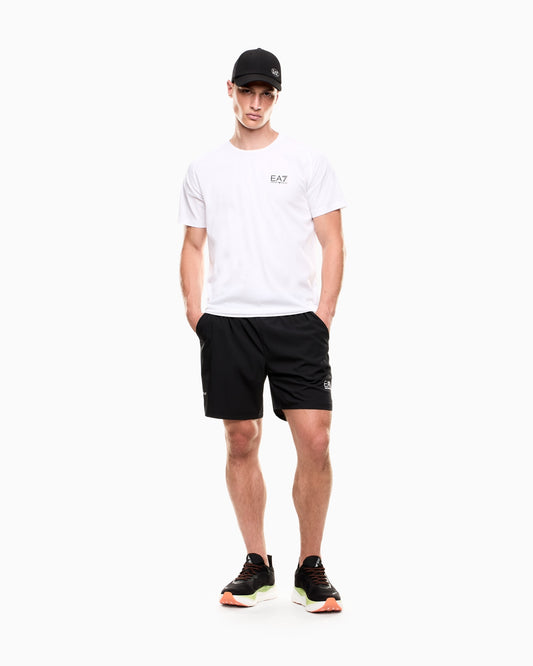 EA7 Emporio Armani Completo Maglia e Pantaloncino 8NPV03-21BA | Uomo | Bianco/Nero