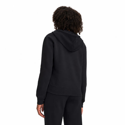 Under Armour UA Rival Fleece FZ 6016556-008 2000001078099 – Felpa Donna Nera in Fleece con Cappuccio e Zip per Sport, Allenamento e Tempo Libero, Abbigliamento Sportivo