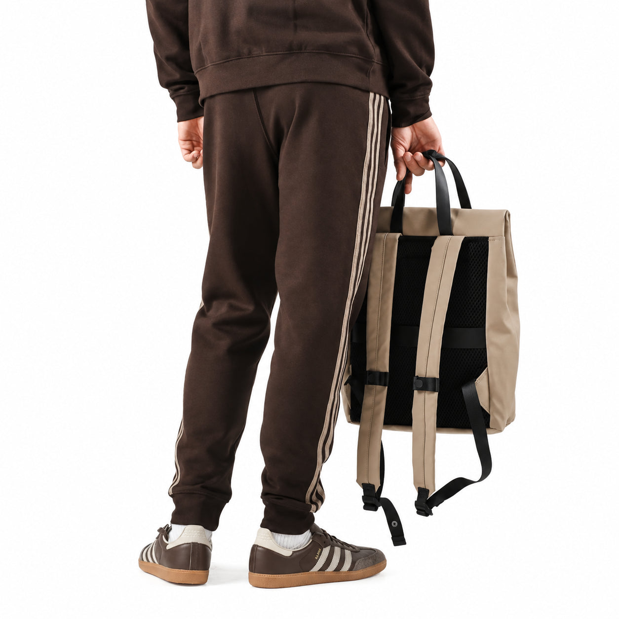 Adidas AOR 3-Stripes Pants Caffè