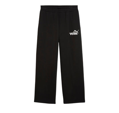 PUMA ESS NATURE 2.0 COMFORT LOGO STRAIGHT PANTS FL OP BLACK 688081-01
