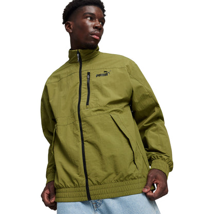 PUMA STYLE WINDBREAKER OLIVE GREEN 623685-33