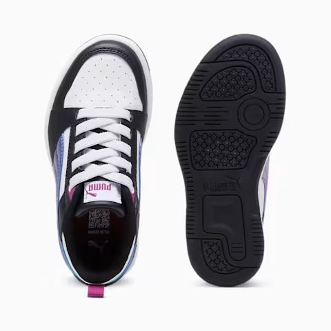 PUMA REBOUND V6 LO BOUNCY SKY AC PS PUMA WHITE-MAGENTA GLEAM-PUMA BLACK 399650-01