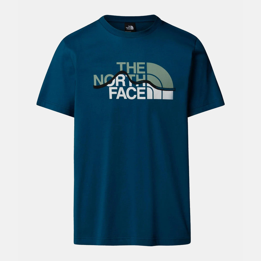 THE NORTH FACE M SS MOUNTAIN LINE TEE MINERAL INK NF0A87NTBSI1
