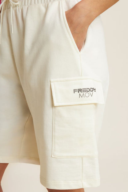 FREDDY PANTALONE BERMUDA CANNOLI CREAM S25WMVP2-W75