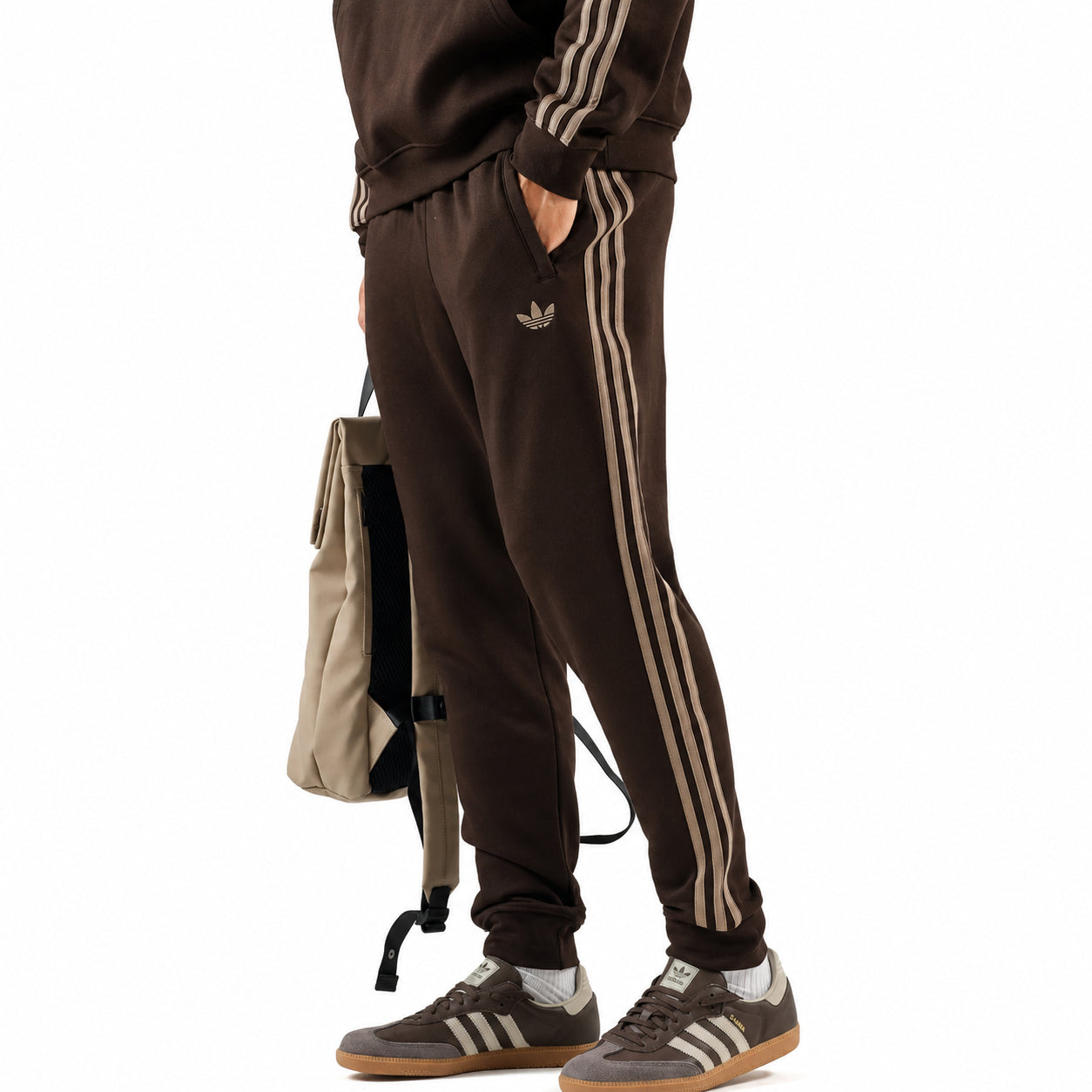 Adidas AOR 3-Stripes Pants Caffè