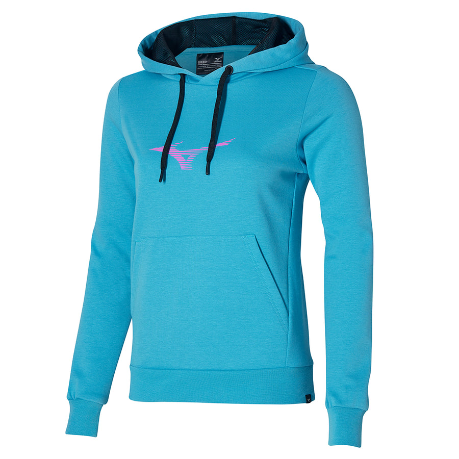 Mizuno Athletic Graphic Hoody W – Turchese