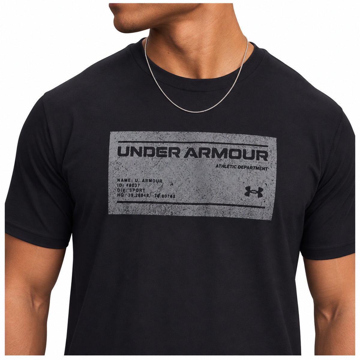 Under Armour T-Shirt Box WM Label 6017350-001 – Nero