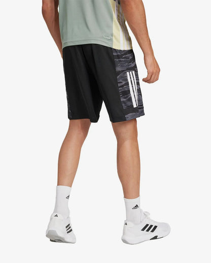 ADIDAS CAMO 3S SHORT  7" BLACK JE5696