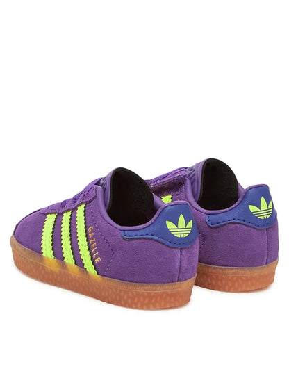 ADIDAS GAZELLE CF EL I ACTPUR/SYELLO/CPURPL JP7136